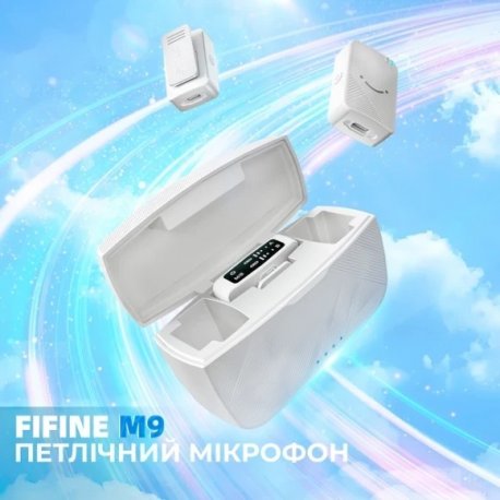 Мікрофонна радіосистема Fifine M9W White
