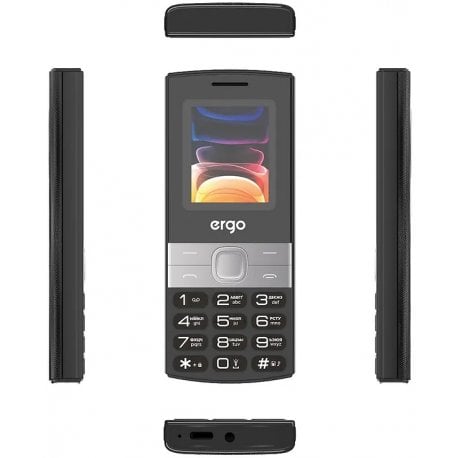 Мобильный телефон Ergo B185 Dual Sim Black