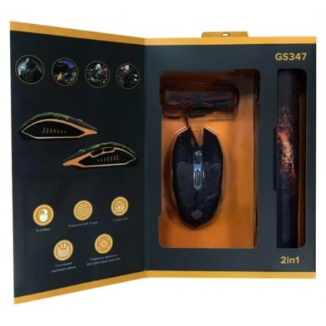 Комплект (миша+килимок) GamePro GS347 Combo 2in1 (GS347)