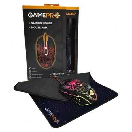 Комплект (миша+килимок) GamePro GS347 Combo 2in1 (GS347)