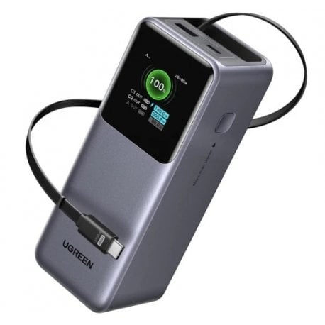 Внешний аккумулятор Power Bank Ugreen 20000mAh 165W Gray (PB726)