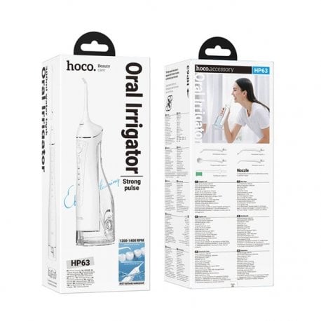 Ирригатор Hoco Electric oral flushing device 2000 mAh White (HP63)