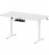 Комп'ютерний ігровий стіл з регулюванням висоти OfficePro ODE1470W White (ODE1470W)