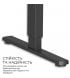 Комп'ютерний ігровий стіл з регулюванням висоти OfficePro ODE1670B Black (ODE1670B)