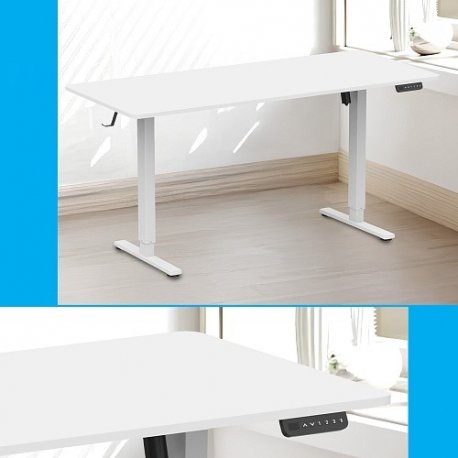 Компьютерный игровой стол с регулировкой высоты OfficePro ODE1670W White (ODE1670W)
