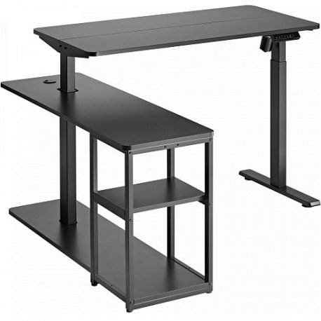 Компьютерный игровой стол с регулировкой высоты OfficePro ODE119B Black (ODE119B)