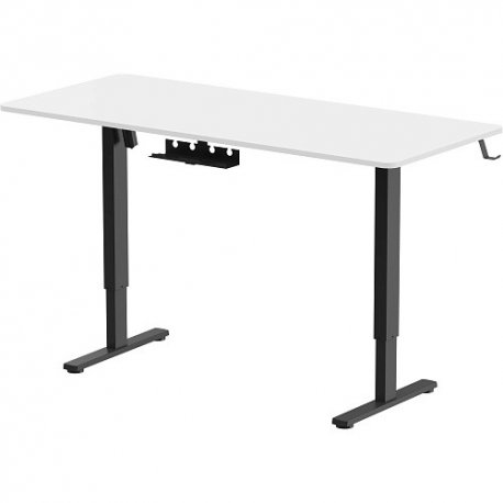 Комп'ютерний ігровий стіл з регулюванням висоти OfficePro ODE1670DW Black/White (ODE1670WB)
