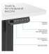 Комп'ютерний ігровий стіл з регулюванням висоти OfficePro ODE1670DW Black/White (ODE1670DW)