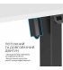 Комп'ютерний ігровий стіл з регулюванням висоти OfficePro ODE1670DW Black/White (ODE1670DW)