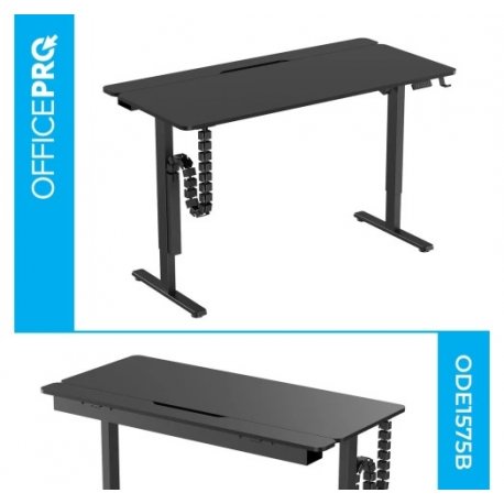 Компьютерный игровой стол с регулировкой высоты OfficePro ODE1575B Black (ODE1575B)