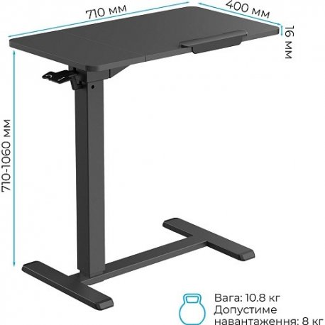 Компьютерный стол OfficePro ODM320B Black (ODM320B)