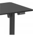 Комп'ютерний ігровий стіл з регулюванням висоти OfficePro ODE1470B Black (ODE1470B)