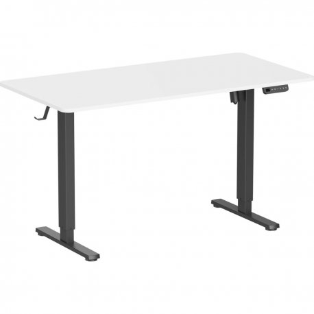 Комп'ютерний ігровий стіл з регулюванням висоти OfficePro ODE1470WB White/Black (ODE1470WB)