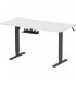 Комп'ютерний ігровий стіл з регулюванням висоти OfficePro ODE1470WB White/Black (ODE1470WB)