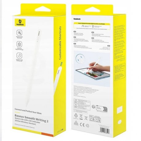 Стилус Baseus Smooth Writing 2 Wireless для iPad Moon White (P80015802213-03)