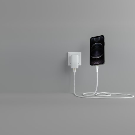 Кабель USB-C to Lightning (1m) White (CAA011BT1MWH)
