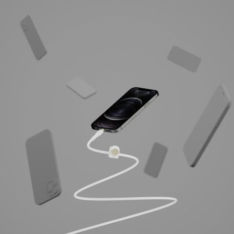 Кабель USB-C to Lightning (1m) White (CAA011BT1MWH)