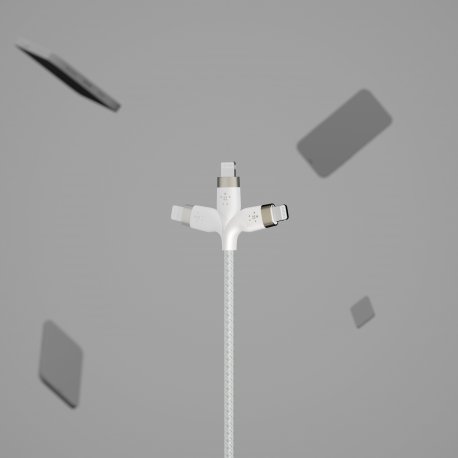 Кабель USB-C to Lightning (1m) White (CAA011BT1MWH)