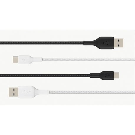Кабель Belkin USB-A to USB-C (1m) White (CAB002BT1MWH)
