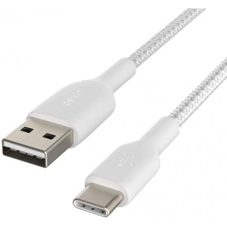 Кабель Belkin USB-A to USB-C (1m) White (CAB002BT1MWH)