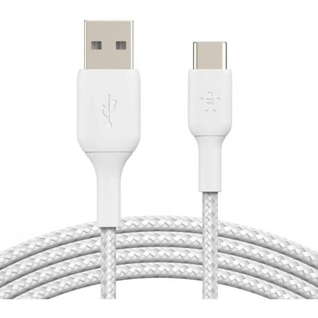 Кабель Belkin USB-A to USB-C (1m) White (CAB002BT1MWH)