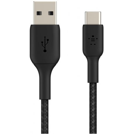 Кабель Belkin USB-A to USB-C (2m) Black (CAB002BT2MBK)