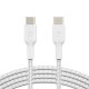 Кабель Belkin USB-C to USB-C 60W (1m) White (CAB004BT1MWH) Кабель Belkin USB-C to USB-C 60W (1m) White (CAB004BT1MWH)