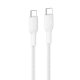 Кабель Belkin USB-C to USB-C 240W (1m) White (CAB025HQ1MWH) Кабель Belkin USB-C to USB-C 240W (1m) White (CAB025HQ1MWH)