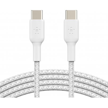 Кабель Belkin USB-C to USB-C 60W (2m) White (CAB004BT2MWH)