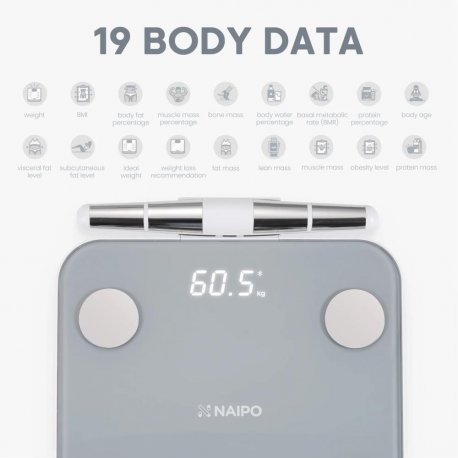 Смарт-ваги Naipo Grey (NP-BS03)