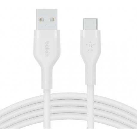 Кабель Belkin USB-A to USB-C (2m) White (CAB008BT2MWH)