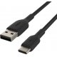 Кабель Belkin USB-A to USB-C (3m) Black (CAB002BT3MBK) Кабель Belkin USB-A to USB-C (3m) Black (CAB002BT3MBK)