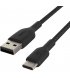 Кабель Belkin USB-A to USB-C (3m) Black (CAB002BT3MBK)