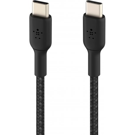 Кабель Belkin USB-C to USB-C 60W (1m) Black (CAB004BT1MBK)