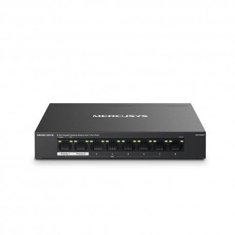 Комутатор Mercusys MS108GP 8xGE Black (MS108GP)