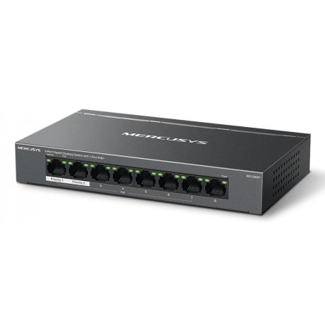 Коммутатор Mercusys MS108GP 8xGE Black (MS108GP)