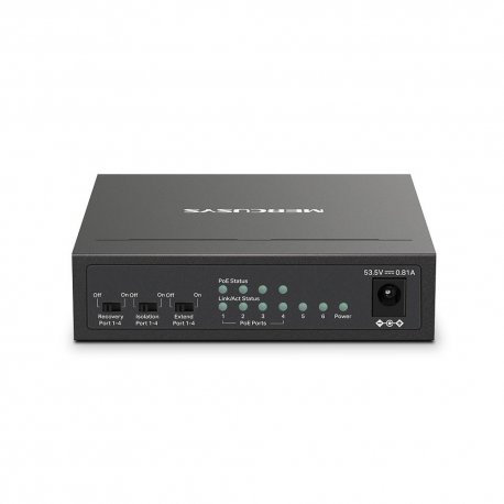 Комутатор Mercusys MS106LP 6xGE Black (MS106LP)