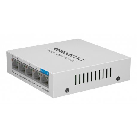 Коммутатор Keenetic PoE+ Switch 5 White (KN-4610)