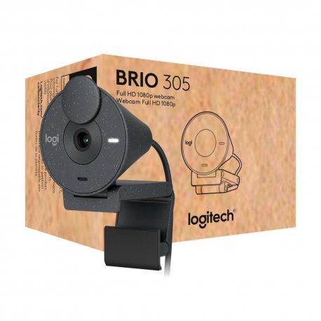 Веб-камера Logitech Brio 305 Graphite (960-001469)