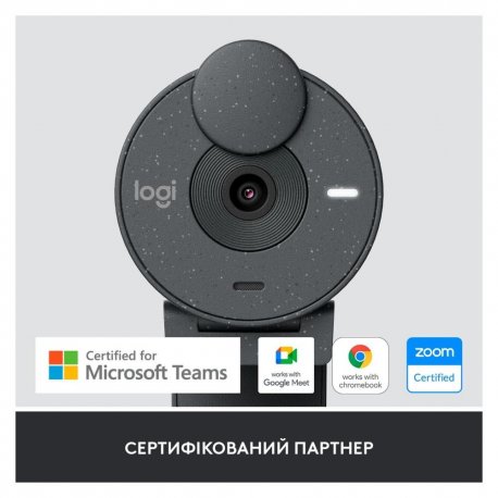 Веб-камера Logitech Brio 305 Graphite (960-001469)