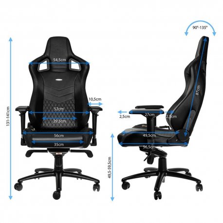Ігрове крісло Noblechairs EPIC Black