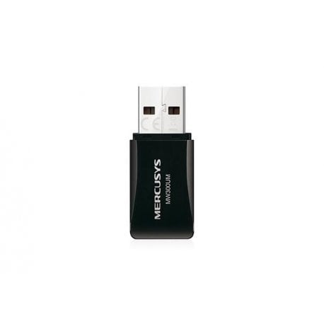 Беспроводной USB адаптер Mercusys Black (MW300UM)