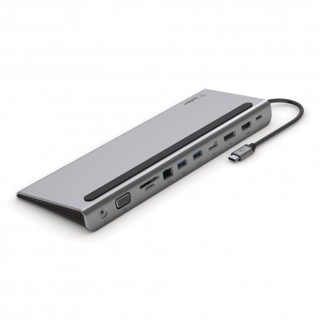 USB-хаб Belkin USB-C 11in1 Multiport Dock Gray (INC004BTSGY)