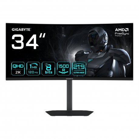 Монитор 34" Gigabyte (GS34WQCA EK)
