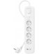 Сетевой фильтр Belkin (4xТипF) USB-A/USB-C 18W 2m White (SRB001vf2M-V2)