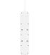 Сетевой фильтр Belkin (4xТипF) USB-A/USB-C 18W 2m White (SRB001vf2M-V2)