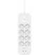 Сетевой фильтр Belkin (8xТипF) USB-A/USB-C 30W 2m White (SRB004VF2M-V2)
