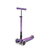 Самокат Micro Maxi Deluxe LED складань Purple (MMD100)