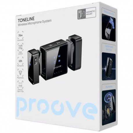Микрофон-петличка Proove ToneLine Black (PTWM00000201)