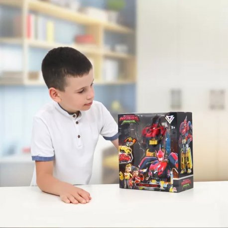 Ігровий набір з роботом-трансформером Dinoster – Раптор Трон (EU580811)